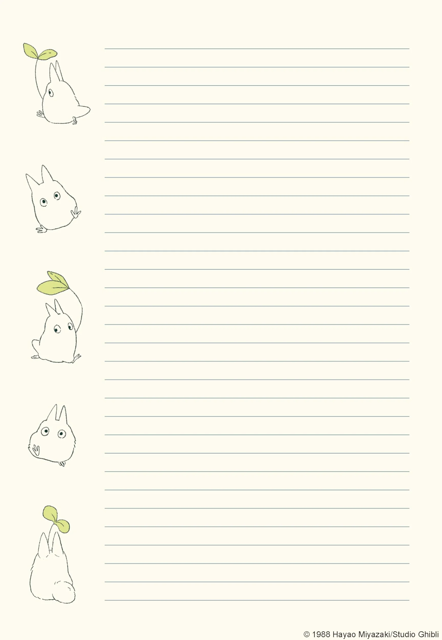 Studio Ghibli My Neighbor Totoro Stationery Set